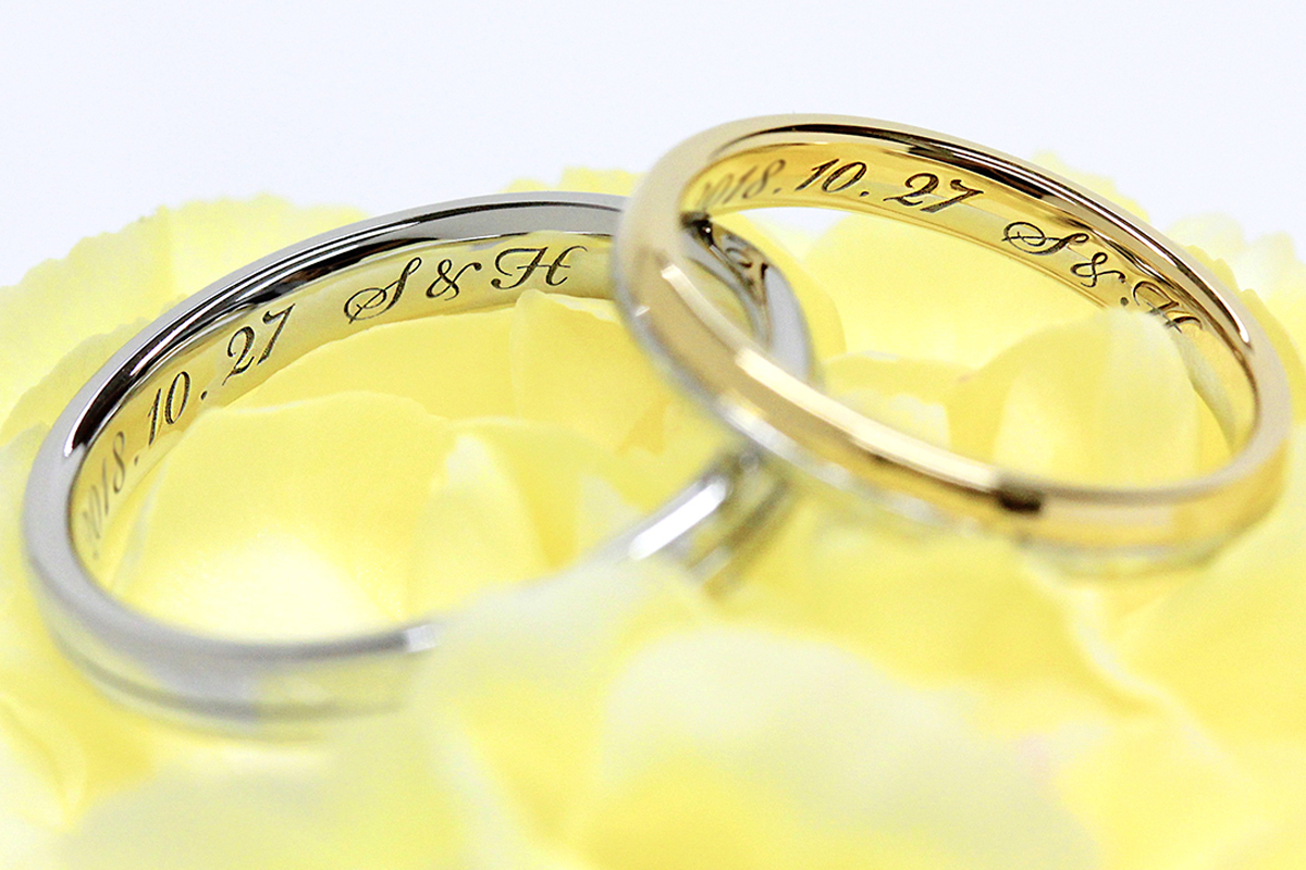 結婚指輪・婚約指輪のおしゃれな刻印例130選。定番の刻印例をご紹介
