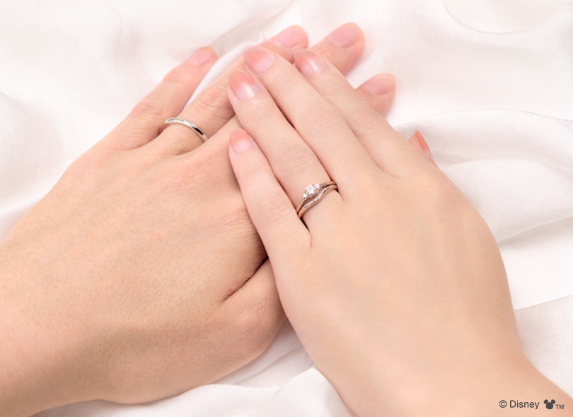 ミッキーアンドミニー婚約指輪・結婚指輪詳細