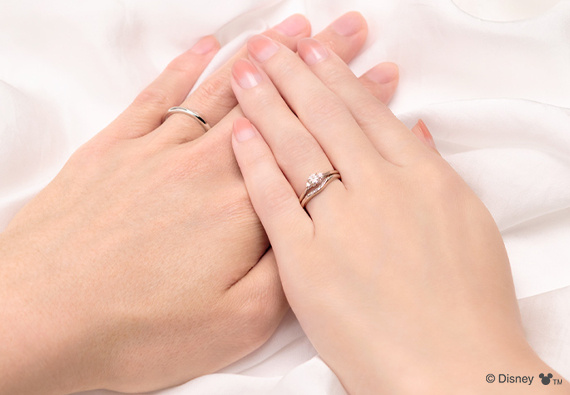 ミッキーアンドミニー婚約指輪・結婚指輪詳細1