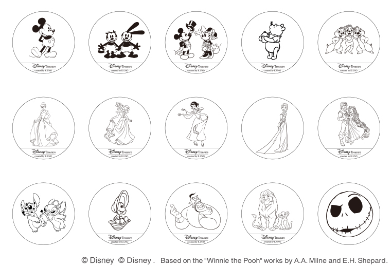 1 12 Disney カスタムオーダー時計の選べるキャラクターマークに新デザインが登場します K Uno ケイウノ