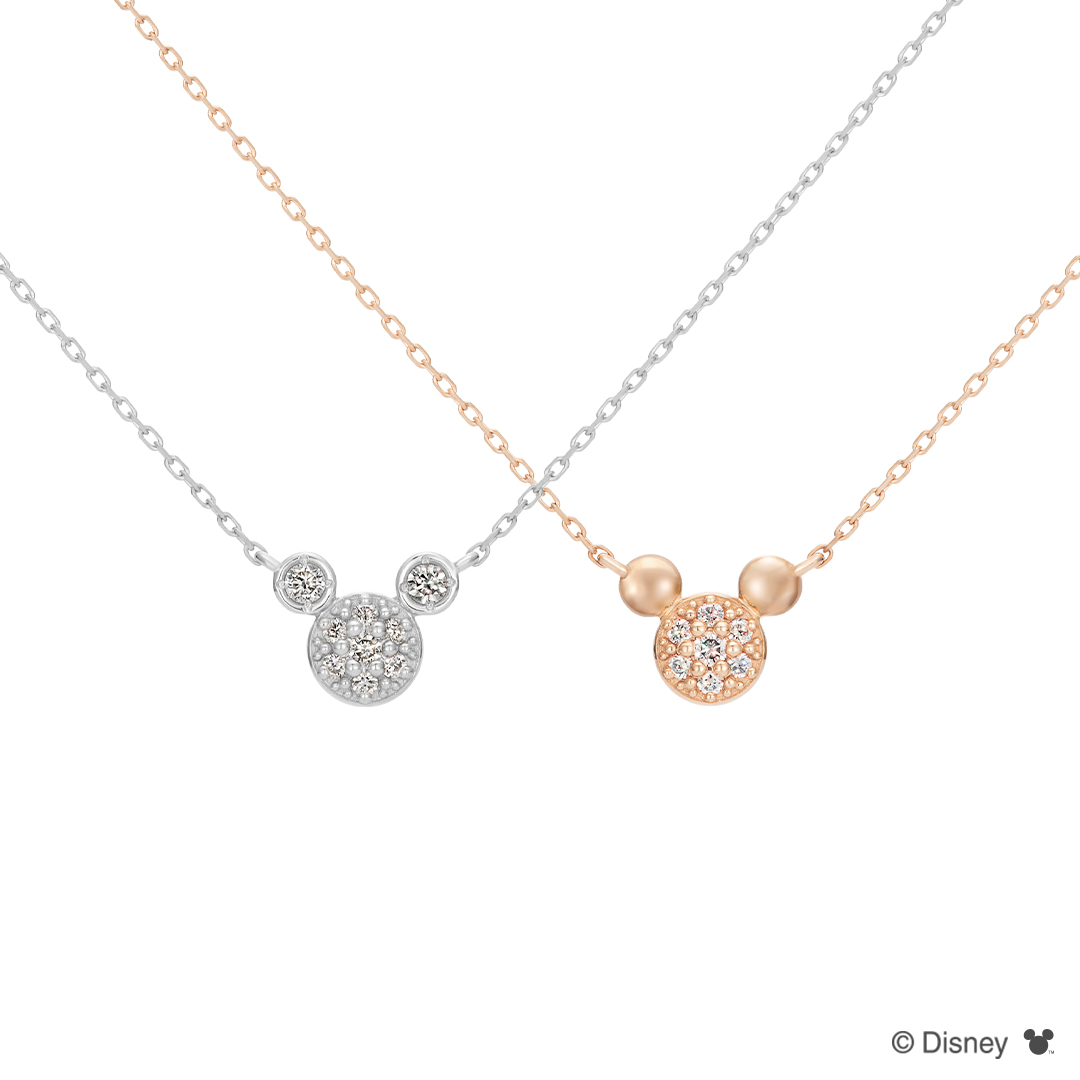 ＜Disney＞『Mickey Mouse Sparkle』シリーズにプラチナ950とK18ピンクゴールドが登場（4/29）