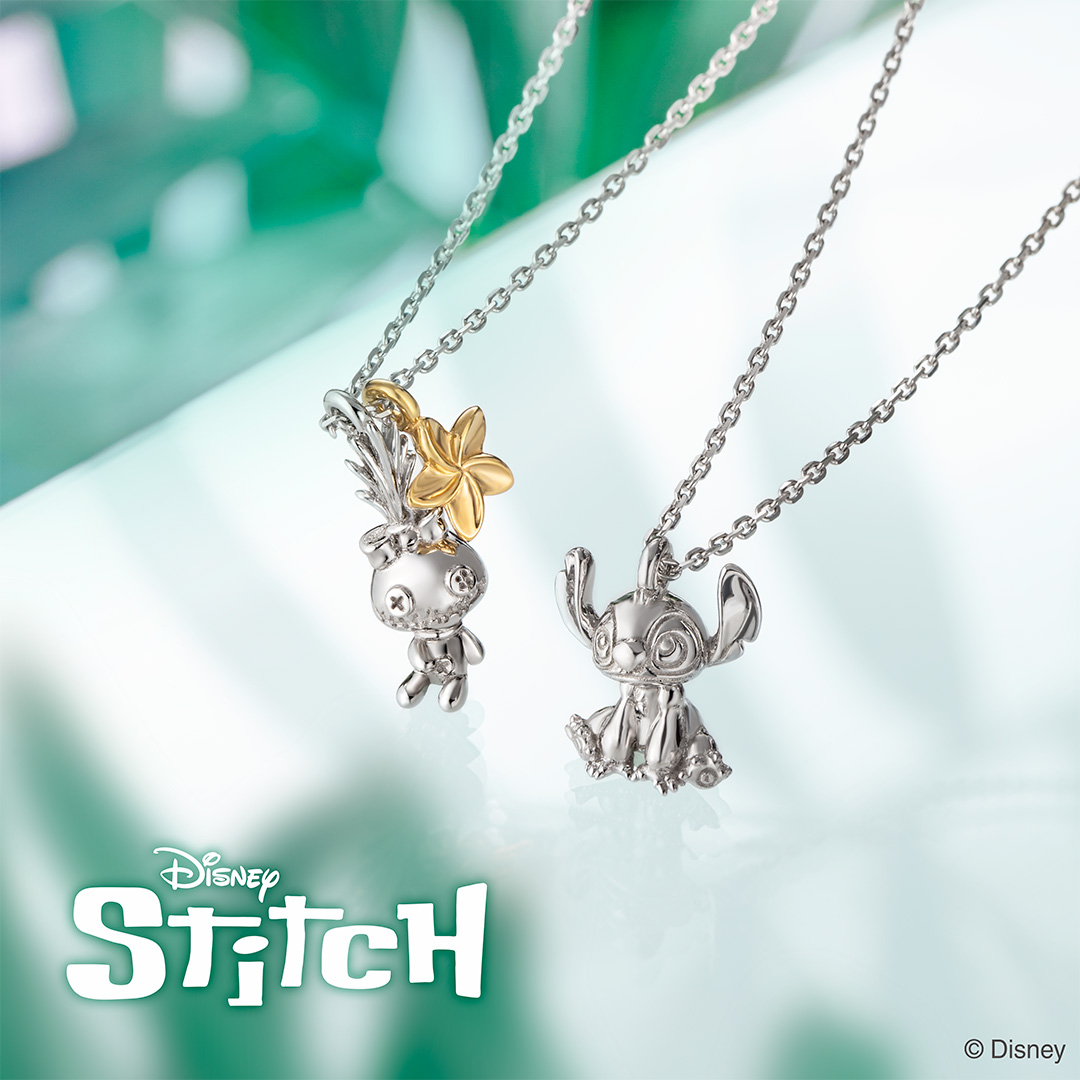 ＜Disney＞「スティッチ」と「スクランプ」をモチーフにしたネックレスを発売します（6/20）