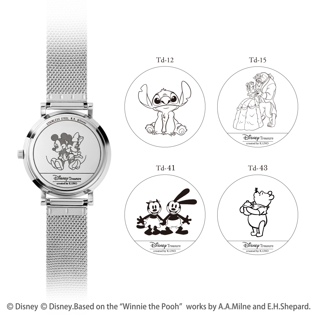 Disney＞人気のカスタムウォッチが36mmで新登場 | K.UNO（ケイウノ）