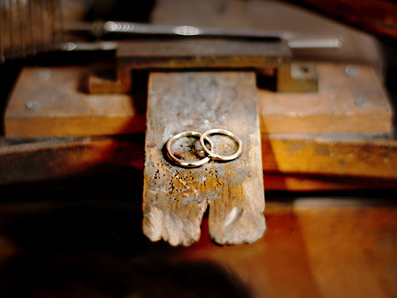 結婚指輪・婚約指輪を手作り