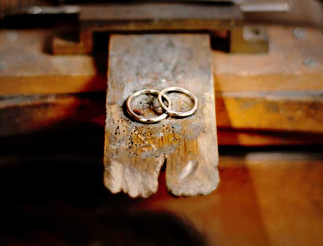 結婚指輪・婚約指輪を手作り