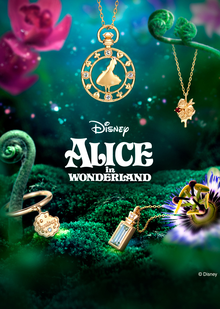 Disney ALICE in WONDERLAND |【K.UNO】ディズニージュエリー