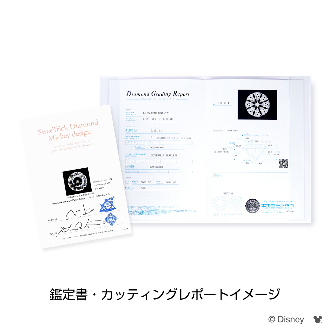 L・Y / VVS1 / 0.257ct[mSWT00002]｜ダイヤモンド｜結婚指輪・婚約指輪
