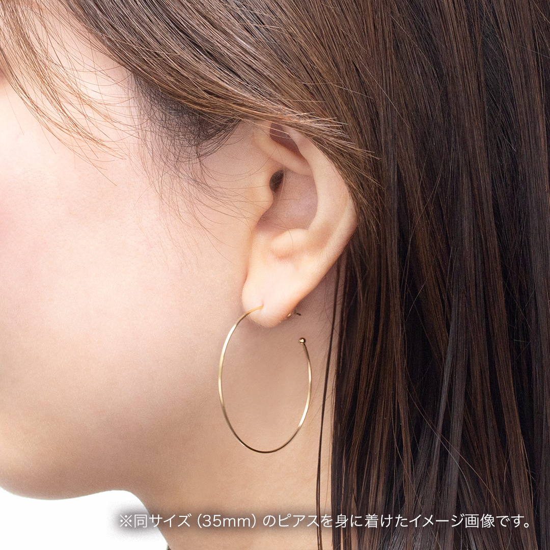 フープピアス（ツイスト）Gタイプ 35mm[EE-110]｜ピアス・イヤリング_2