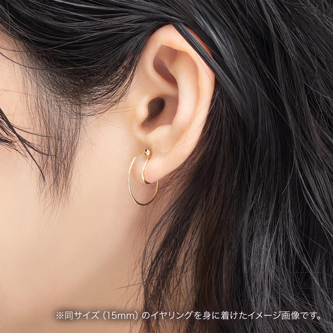フープイヤリング（ツイスト）[Hoopearrings-Twist]｜ピアス