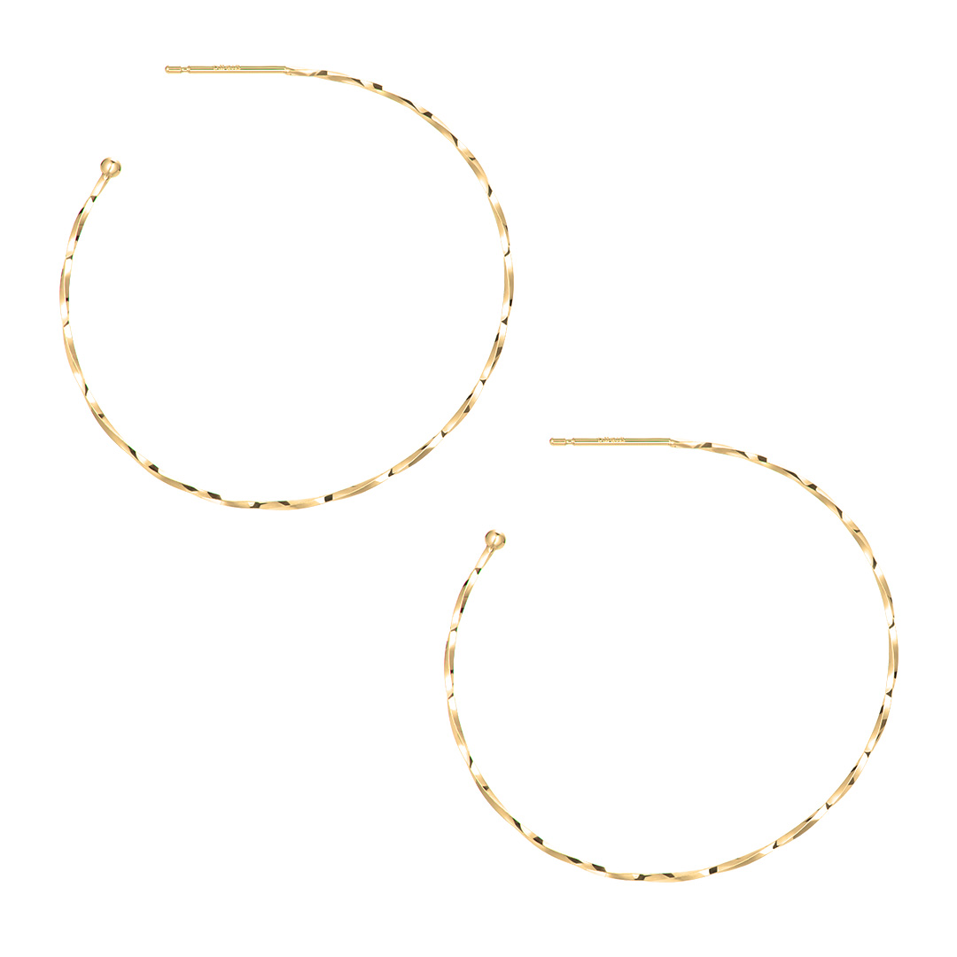 フープピアス（ツイスト）Gタイプ[hoop_pierced_earrings_twist]｜ピアス・イヤリング_2