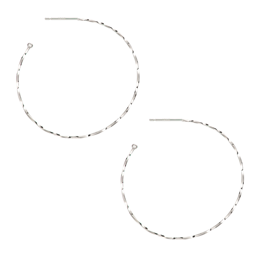 フープピアス（ツイスト）Gタイプ[hoop_pierced_earrings_twist]｜ピアス・イヤリング_3