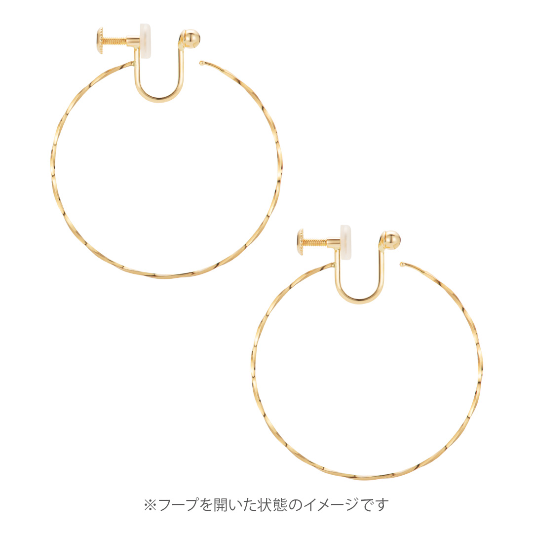 フープイヤリング（ツイスト）[Hoopearrings-Twist]｜ピアス・イヤリング_7