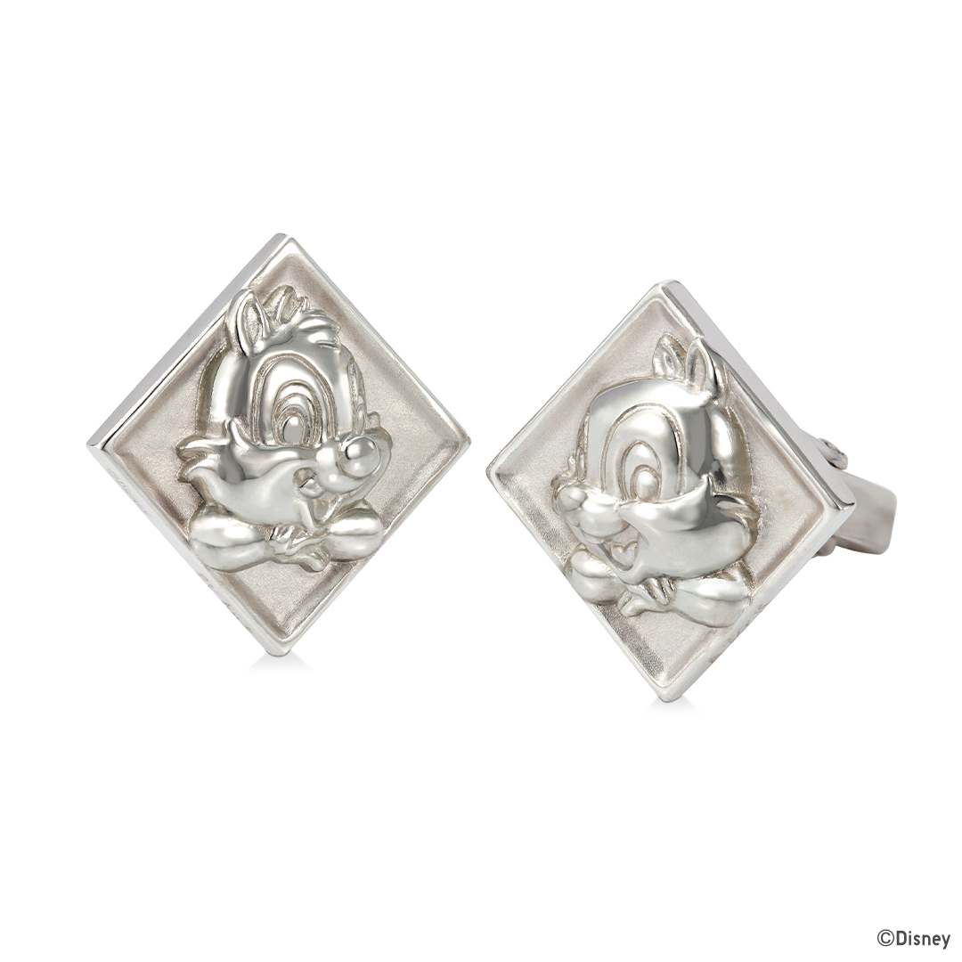 カフリンクス メンズ カフスボタン アクセサリー Mickey Mouse Silhouette Cufflinks 