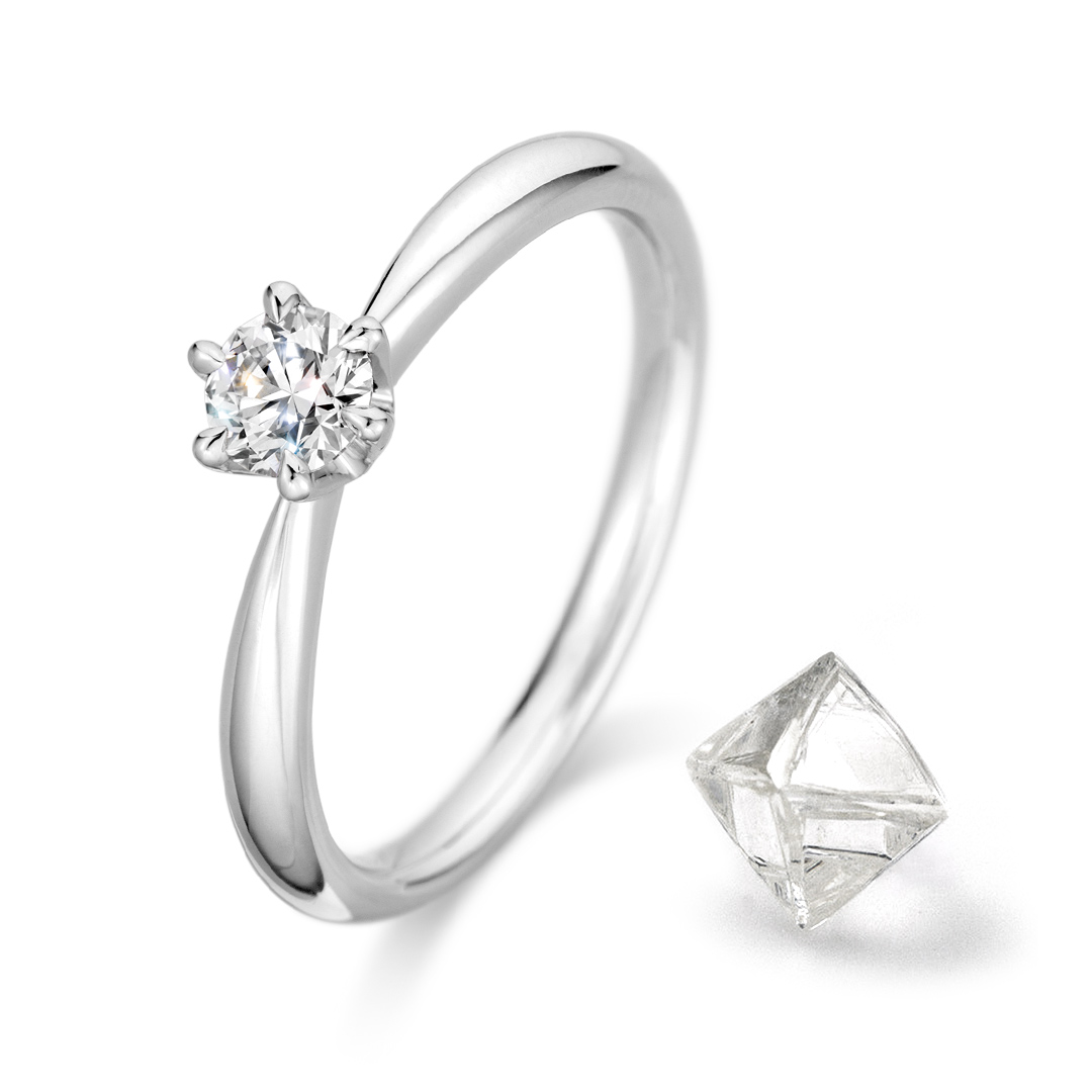 バウズダイヤモンド -ファーストポリッシュ-[Vows-diamond]｜婚約指輪 