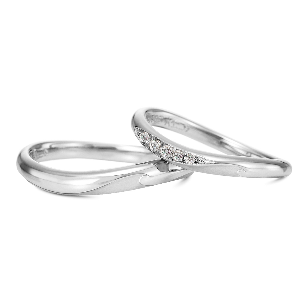 ウェイヴ[RE-156]｜結婚指輪（マリッジリング）