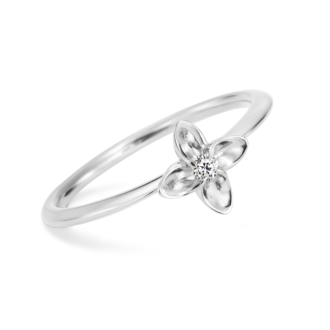 花 Rp 322 ファッションリング 結婚 婚約指輪 オーダーメイドのケイウノ