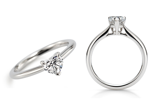 ハートシェイプの婚約指輪 | K.UNO BLOG | 結婚指輪・婚約指輪 