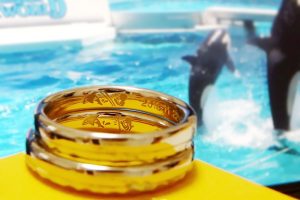 結婚指輪_刻印_水族館