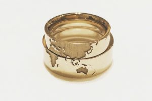 世界地図_結婚指輪1