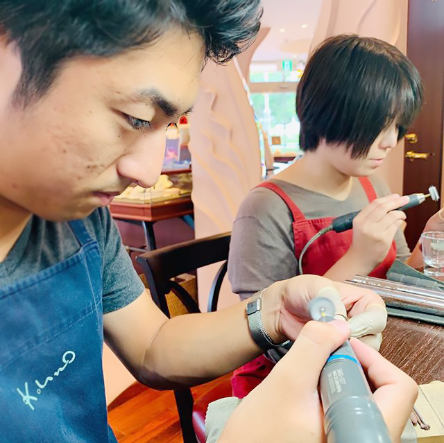手作り Diy の結婚指輪 樹木の模様を施して 沖縄おもろまち店 K Uno Blog 結婚指輪 婚約指輪 オーダーメイドのケイウノ