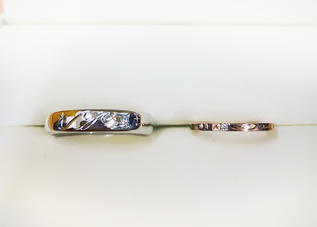 ペアリングの手作り体験をプレゼント 岡山店 K Uno Blog 結婚指輪 婚約指輪 オーダーメイドのケイウノ